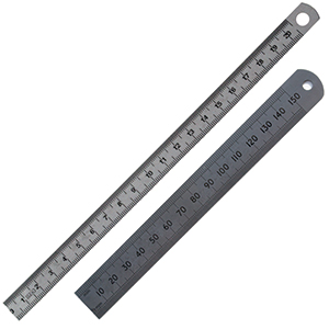 Steel ruler